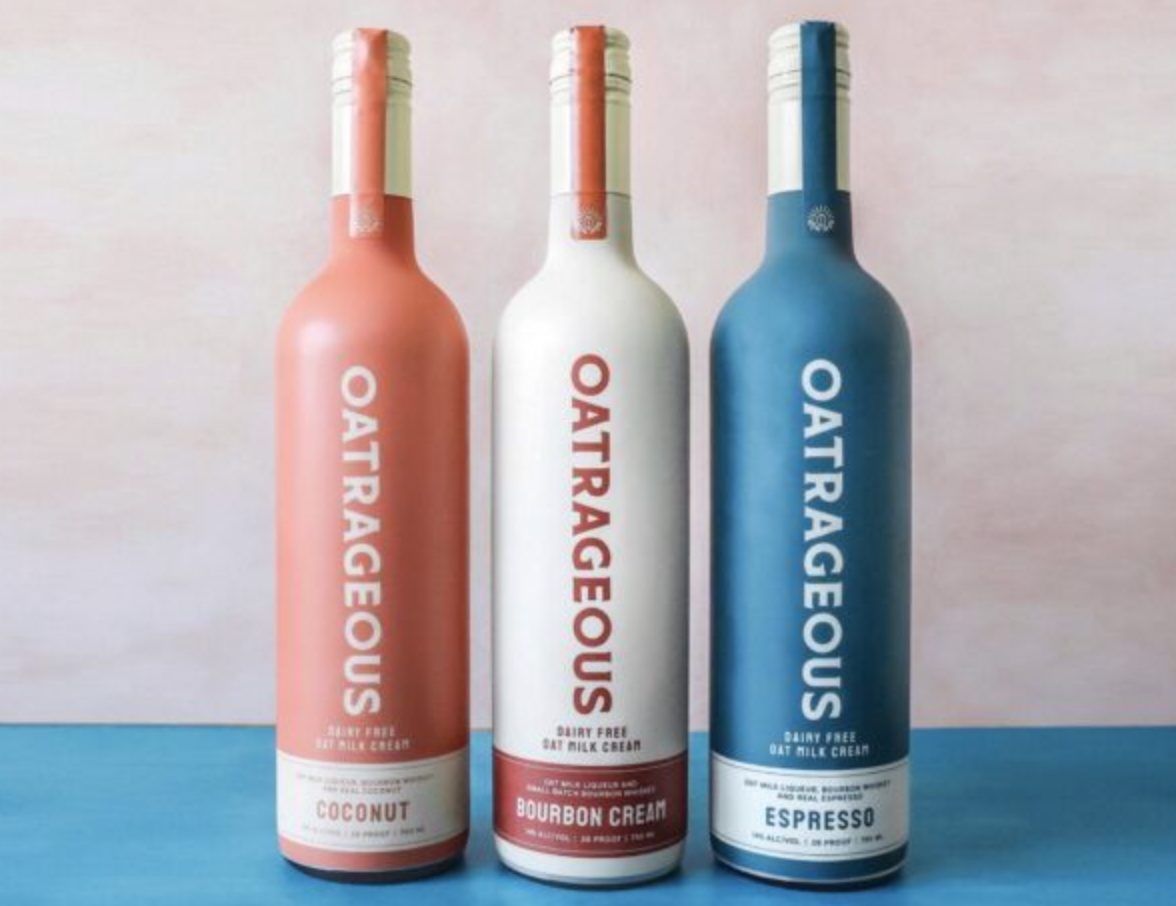 LA wants "Indulgence without compromise" Dairy-free, plant-based: OATRAGEOUS Oat Milk Liqueur